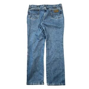 Wrangler George Strait Cowboy Cut Original Fit Blue Jeans Denim 38x32